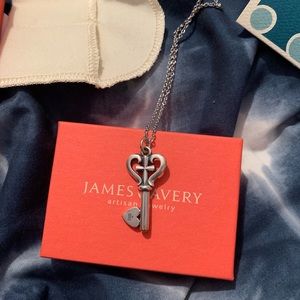 James Avery Heart&Key Necklace